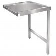 Straight Outlet Table for - Vogue 1100mm Hood Dishwasher