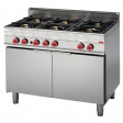 6-burner stove on maxi gas oven - Gastro M 650 65 / 110CFGG