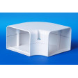 Trunking - Off-white flat corner 70mm